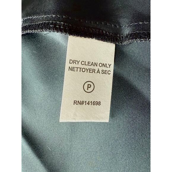 Ramy Brook NWT Kassidy Black Satin Elegant Blouse Halter Tank Top size Medium - Picture 11 of 12